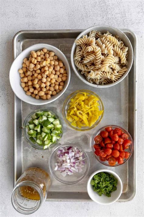 Mediterranean Chickpea Pasta Salad Eat With Clarity