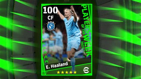 Trick To Get 100 Rated E Haaland From Potw In EFootball 2024 Mobile