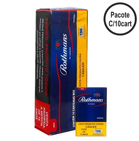 PACOTE CIGARRO ROTHMANS GLOBAL RED Comprar Cigarros Online