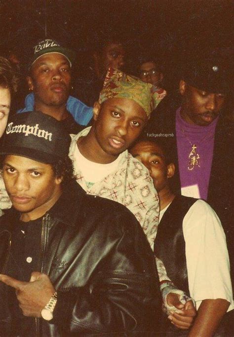 Q Tip Dr Dre Eazy E And Zev Love X Also Known As MF DOOM In A Club