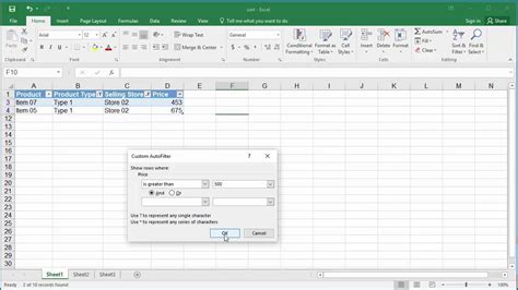 How To Sort And Filter Data In A Table In Excel 2016 YouTube