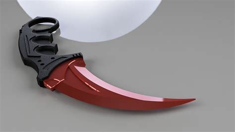 Karambit Knife 3d Model 3d Printable Cgtrader