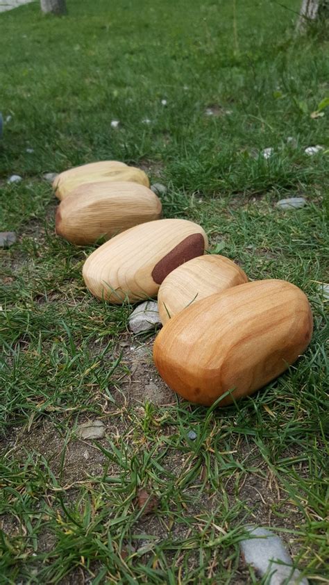 Wooden Toys Wooden Pebbles Montessori Toys Waldorf Toys Etsy