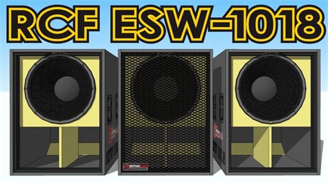 Skema Box Subwoofer Rcf Inch Lapangan Box Rcf Tts Off