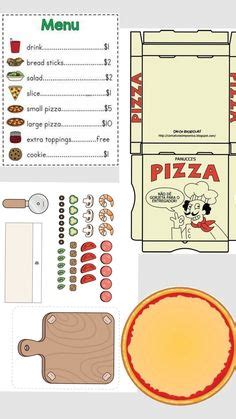 Pizza De Papel Para Imprimir - Plantillas De Pizza Para Imprimir