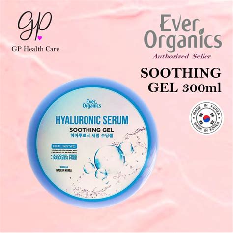 Ever Organics Hyaluronic Serum Soothing Gel Ml Gp Health Care