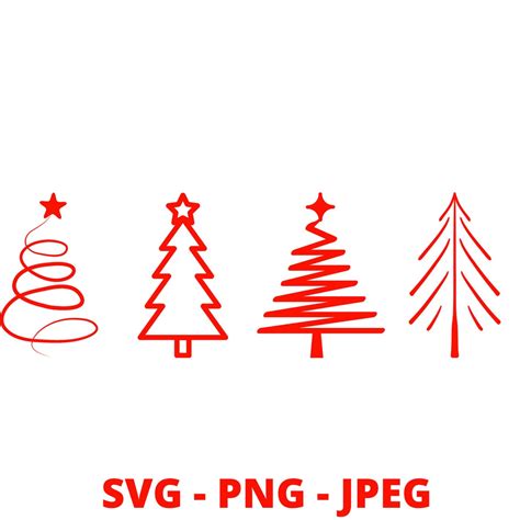 Christmas Tree Svg Bundle Christmas Svg Christmas Tree Svg Christmas Clipart Christmas Tree