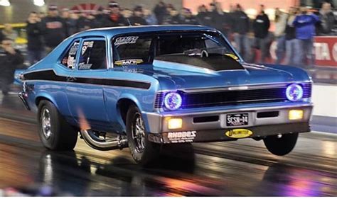 Artis Houston Chevy Nova Nitrous X275 Drag Radial Racing Nitrous