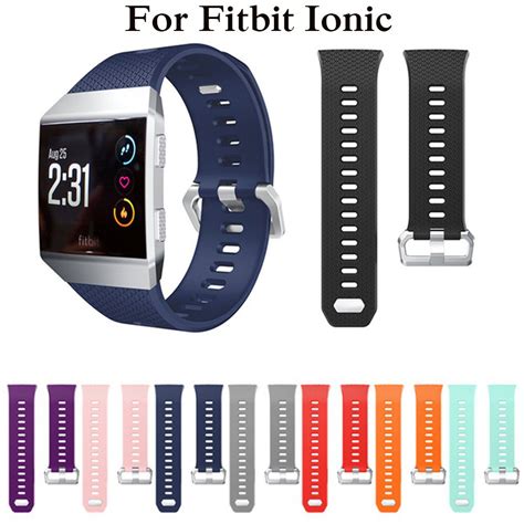 Dây đeo silicon thể thao cho đồng hồ thông minh Fitbit Ionic Shopee