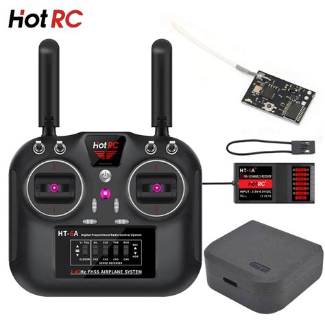 HOTRC HT 6A 2 4G 6CH FHSS GFSK Transmitter Remote Controller SBUS