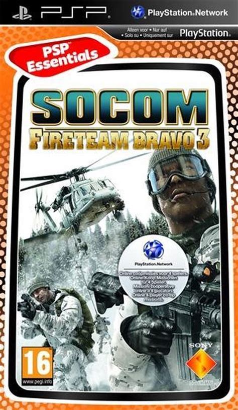 Socom U S Navy Seals Fireteam Bravo 3 Essentials Edition Games