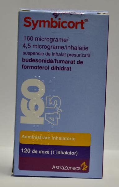 Symbicort 160mcg 4 5mcg Dose Astrazeneca 142 87 Ron Leaflet For Phy