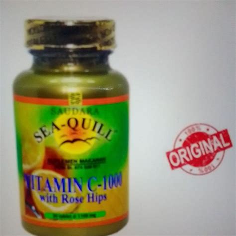 Jual Sea Quill Vitamin C With Rose Hips S Shopee Indonesia