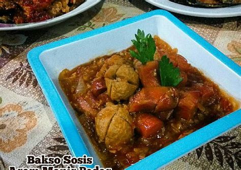 Resep Bakso Sosis Asam Manis Pedas Oleh Annisa Ratu Aqilah Cookpad