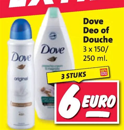 Dove Deo Of Douche 3 X 150 250ml Aanbieding Bij Nettorama