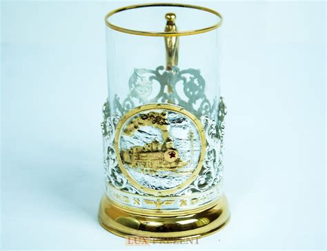 Подстаканник "РЖД" с позолотой - артикул 50089 - купить с бесплатной ...