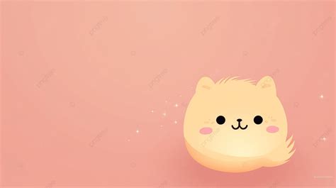 Little Yellow Cat On A Pink Background, Cute Background Picture For ...