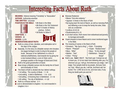 Interesting Facts About Ruth In The Bible