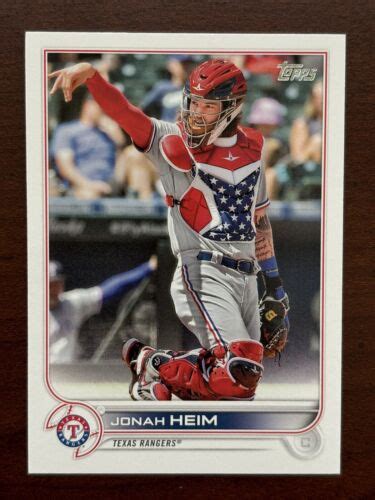 Jonah Heim Texas Rangers Topps 2022 Card 230 EBay