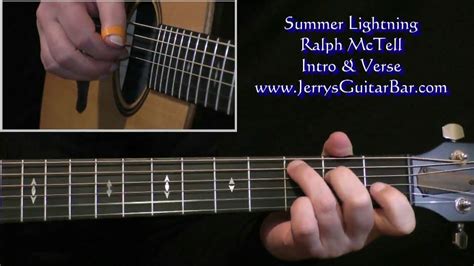 Ralph McTell Summer Lightning Guitar Lesson Tab Chords JGB