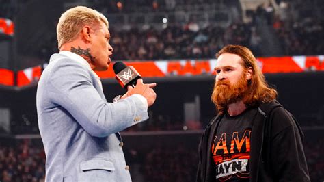 Cody Rhodes E Sami Zayn Estiveram Frente A Frente