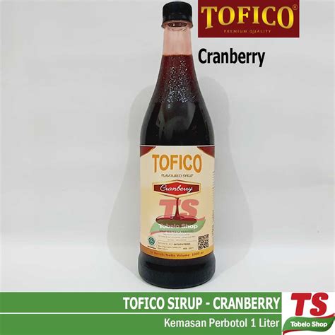 Jual Tofico Cranberry Syrup Tofico Cranberry Sirup Tofico Syrup