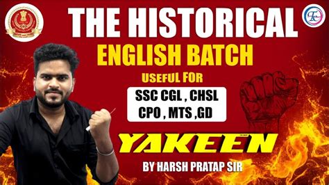 Score100 In English For Ssc Cgl Chsl Cpo Mts Harsh Pratap