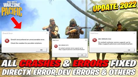 Cod Warzone Pacific Update How To Fix All Dev Errordirectx Error