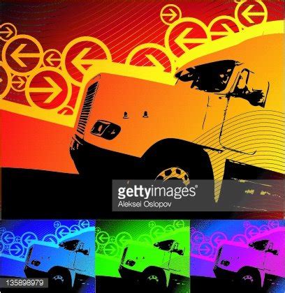 Transportation Background (Vector) Stock Clipart | Royalty-Free ...