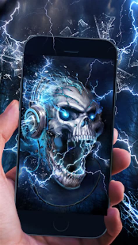 Electric Skull Live Wallpaper APK for Android - Download