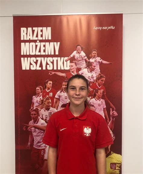 Nikola Słonka na zgrupowaniu kadry kobiet U 15 Hutnik Kraków