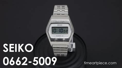 Seiko Vintage Digital Lcd Quartz Watch Silver Youtube