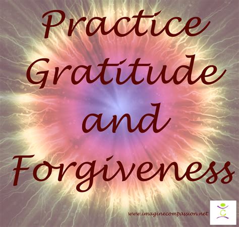 Practice Gratitude And Forgiveness The Fifth Of The Seven Compassions