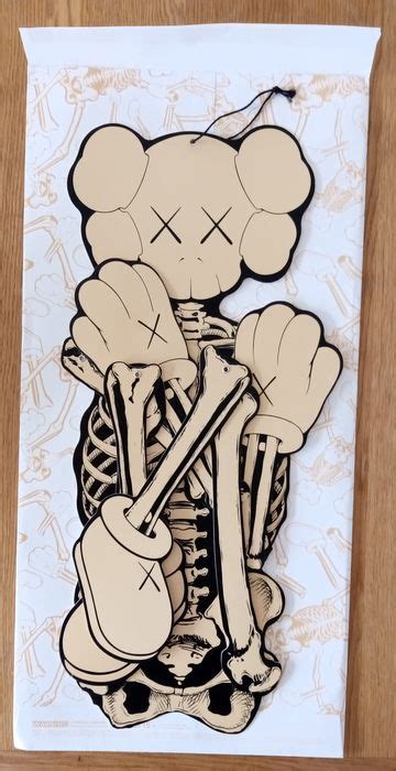 Kaws 1974 Skeleton Board Cutout Ornament Kaws Bones Catawiki