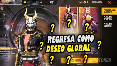 Regresa El Deseo Global A Free Fire Incubadora Luna Sangrienta Pase