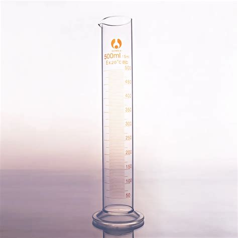 High Borosilicate Glass Measuring Cylindercapacity 500mlgraduated Glass Laboratory Cylinder In