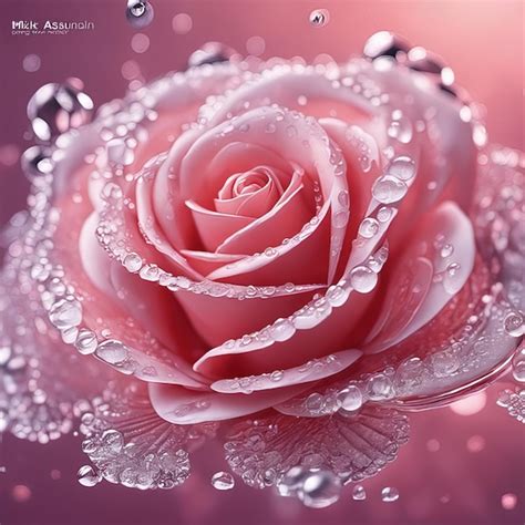 Water Drops Rose Flower Images Infoupdate Org