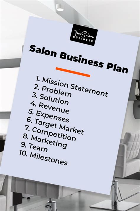 The Most Helpful Salon Business Plan Template Free Download Get A