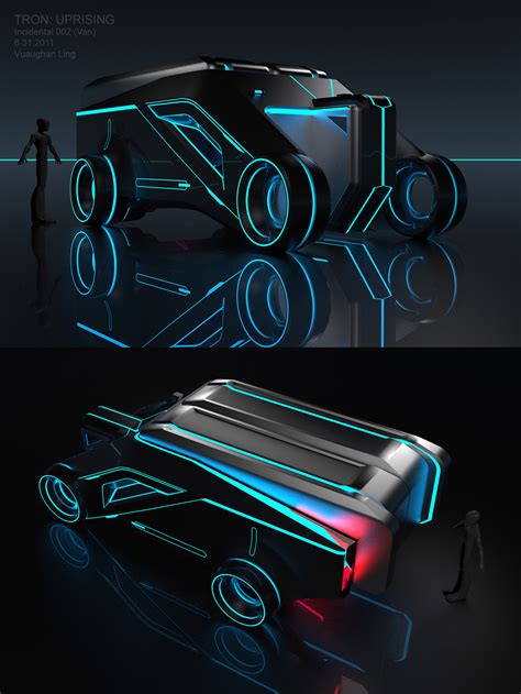 Tron: Uprising Vehicle Designs and Background Paintings by Vaughan Ling ...