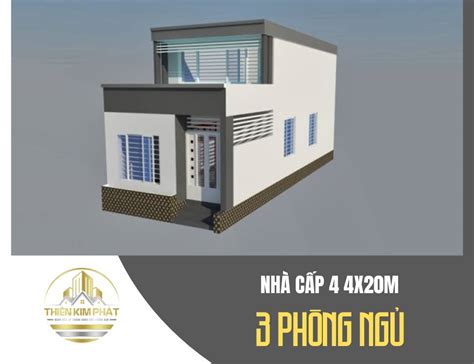 20 Mẫu Nhà Cấp 4 4x20m Đẹp Và Tiết Kiệm Chi Phí Hiện Nay Xây Dựng