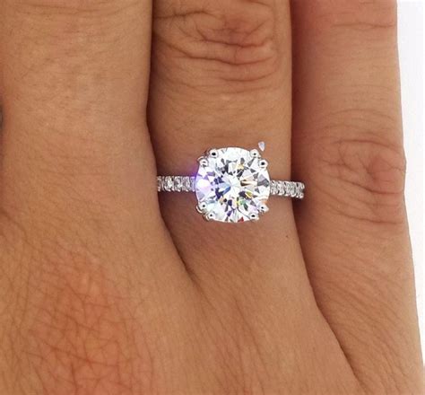 1.75 Carat Round Cut Diamond Engagement Ring | Ara Diamonds