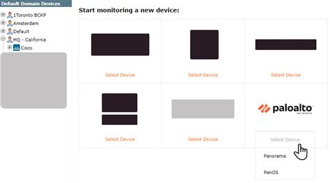 Adding Palo Alto Panorama Devices