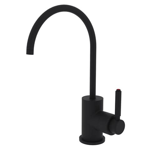 ROHL Lux Single Handle In Faucet For Instant Hot Water Dispenser In Matte Black