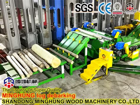 Plywood Log Debarking Machine Shandong Minghung Wood Machinery Coltd