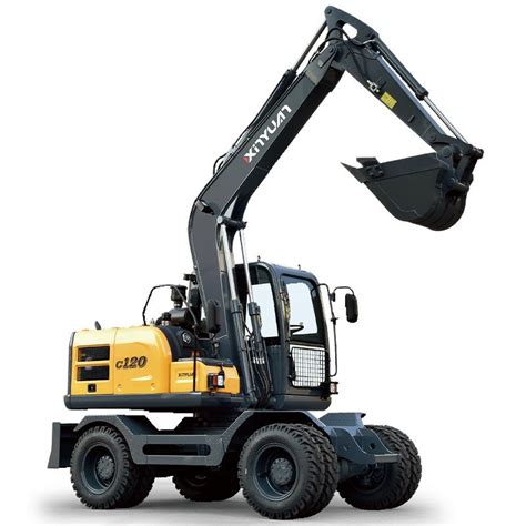 Xinyuan XYC120WT 9ton Full Hydraulic Wheel Excavators Machine With