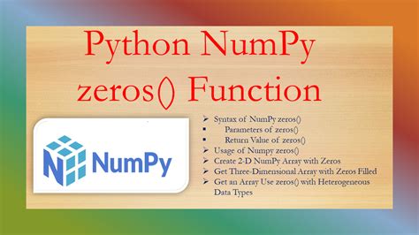 Python Numpy Zeros Function Spark By {examples}