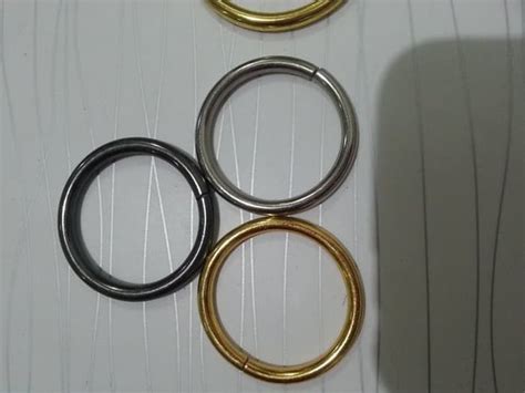 Jual Ring O Bulat Cm Lingkaran Tebal Nikel Logam Satuan Di Lapak