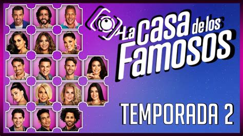 Orden De Eliminaci N La Casa De Los Famosos Temporada Youtube