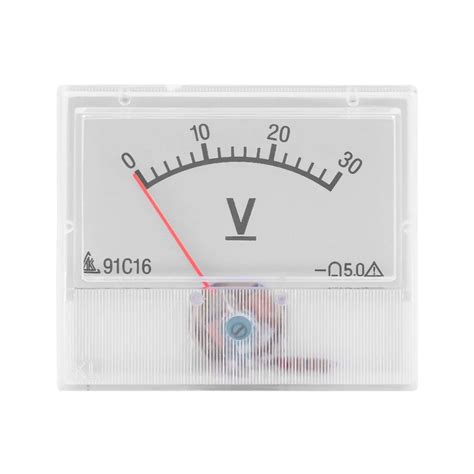 Professional Dc Voltmeter 0 30v Analog Volt Voltage Panel Meter Voltmeter Gauge With Class 25