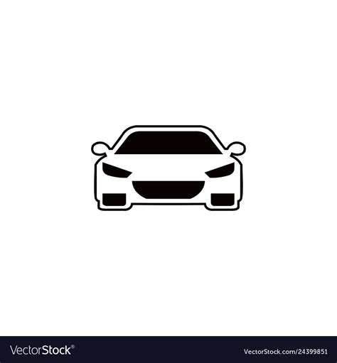 Car silhouette Royalty Free Vector Image - VectorStock